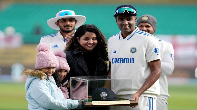Ravichandran Ashwin Holding cap during match 